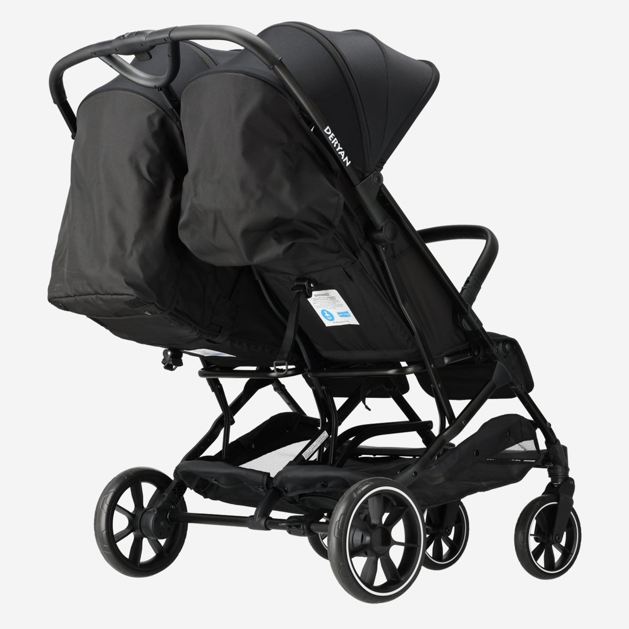 hauck rapid 3r duo Duo Buggy X2 XL Black
