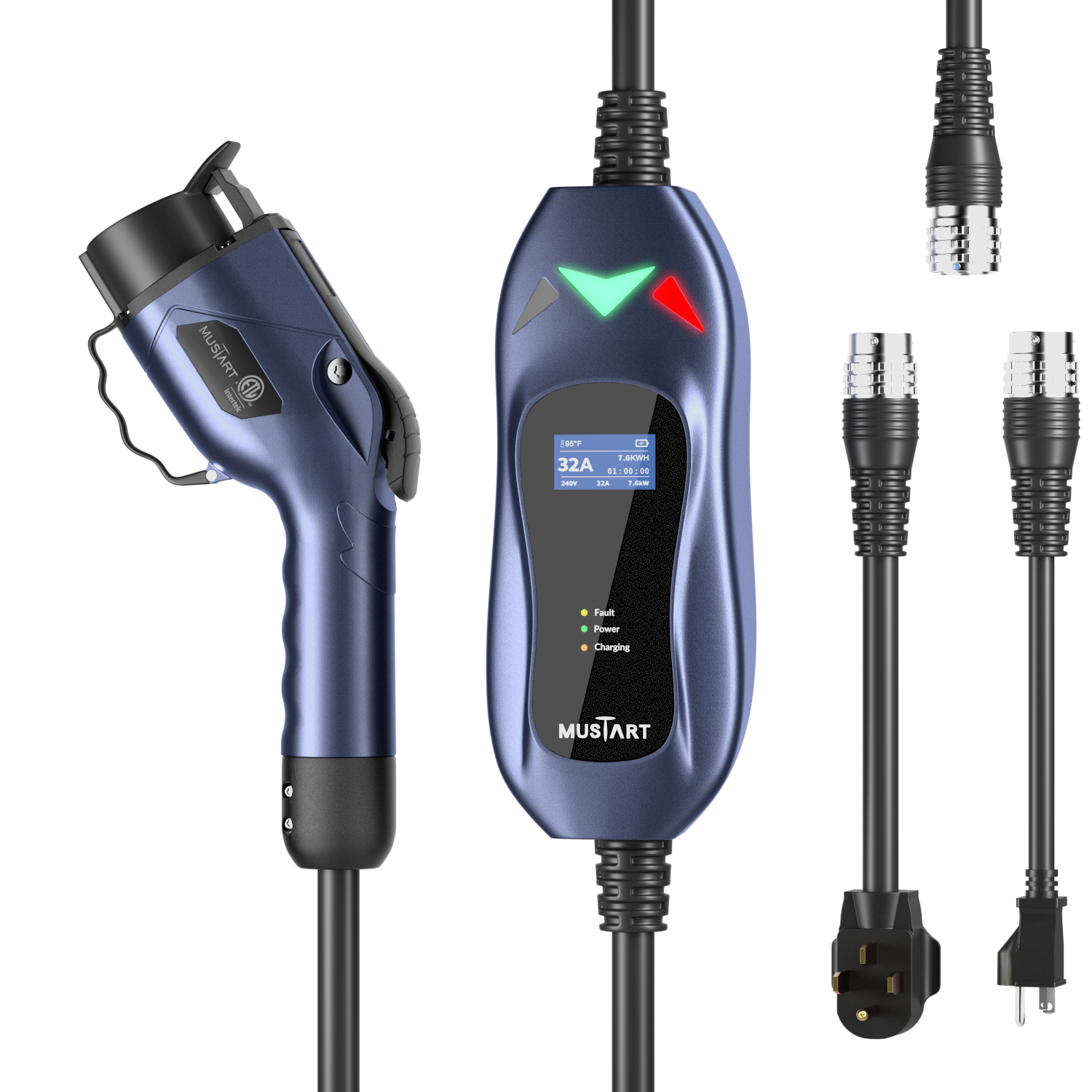 MUSTART Level 2 TRAVELMASTER EV Charger GEN 2 32A NEMA 5