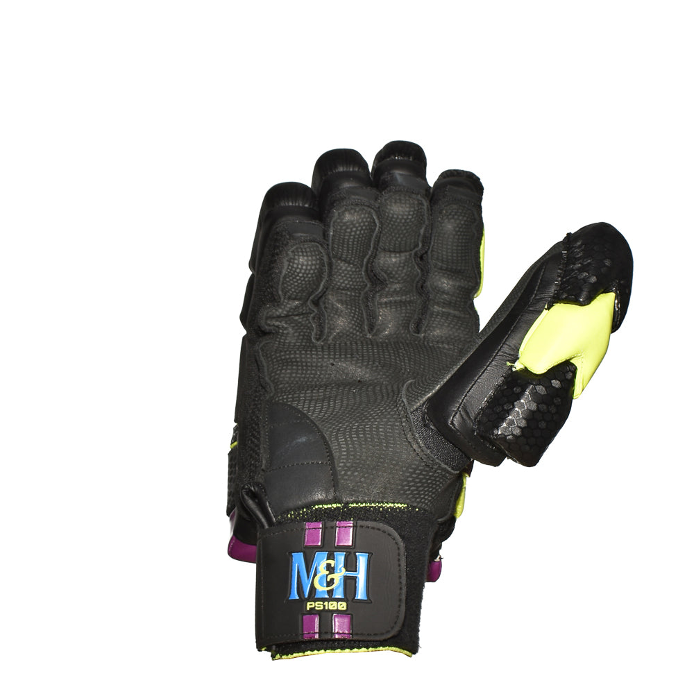 PS100 Black Batting Gloves Millichamp and Hall