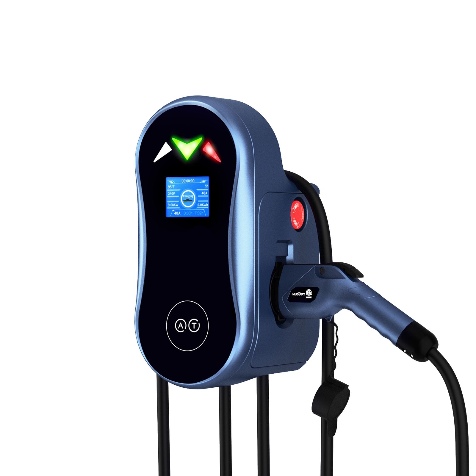 MUSTART Level Smart EV Charging Station 16/25/32/40 Amp Adjustab –  MustartPower