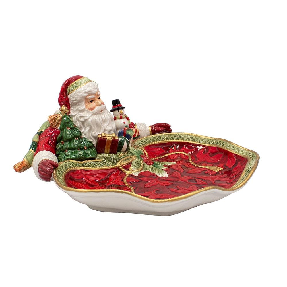 Holiday Home Santa Serving Bowl