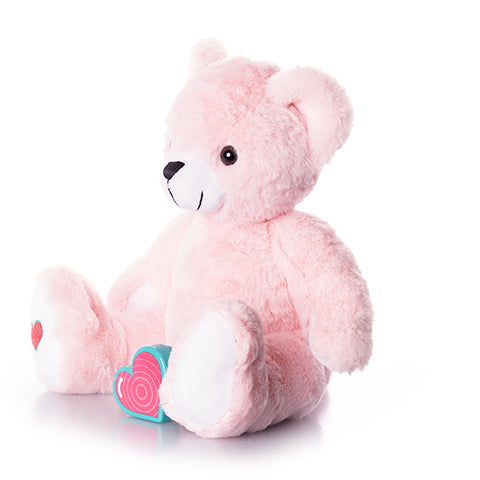 Vintage Pink Bear - My Baby's Heartbeat Bear