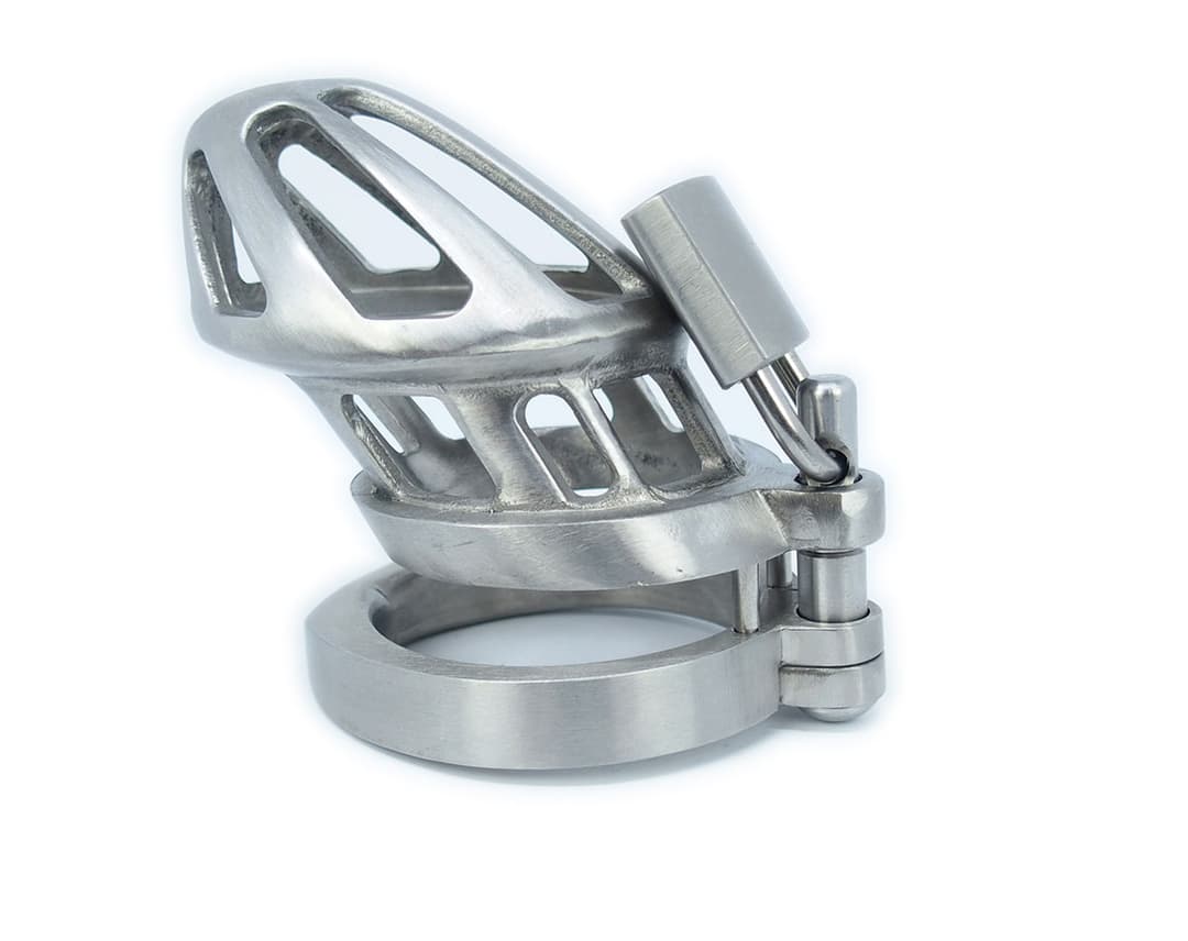 BON4M small - medium stainless steel chastity cage – MaleChastity