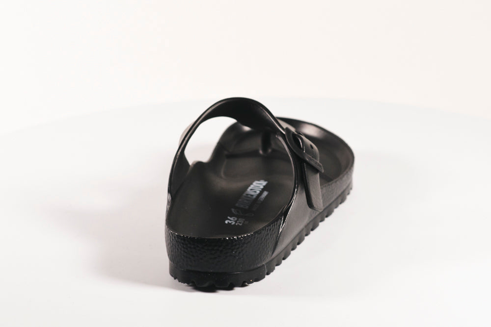 WOMENS BIRKENSTOCK GIZEH EVA BLACK SANDALS - BLACK WOMENS BIRKENSTOCK GIZEH EVA BLACK SANDALS - BLACK