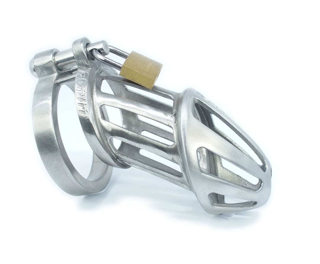 BON4 Stainless Steel Male Chastity Device – Fox & Pony