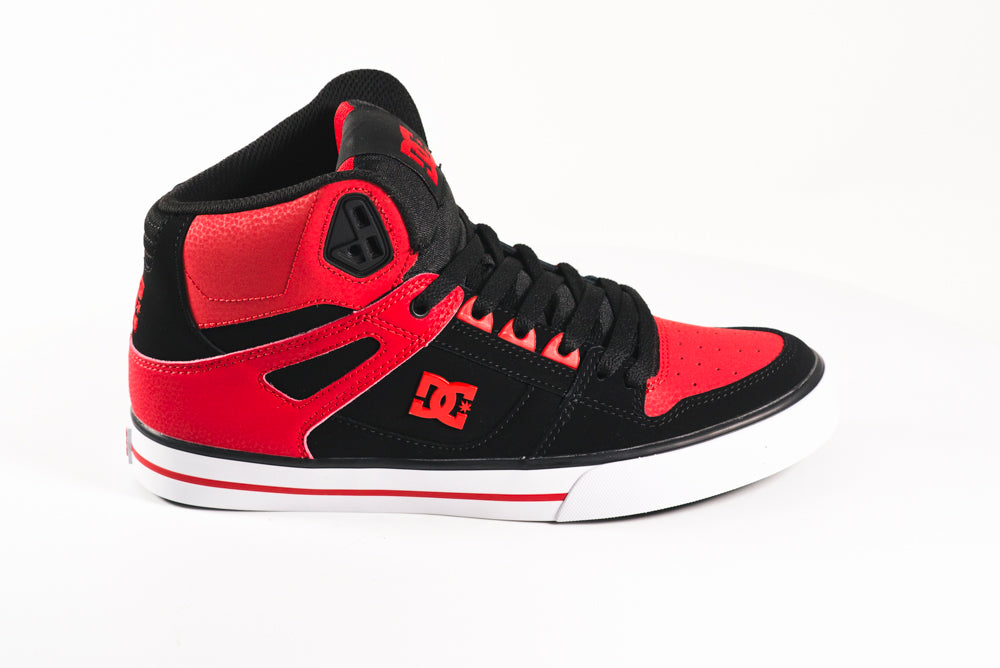 Nike shoes red on sale and black high tops