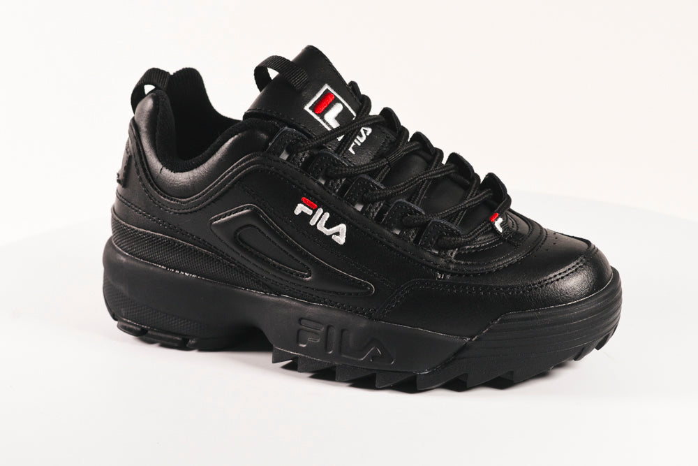 Fila disruptor ii trainers black leopard online