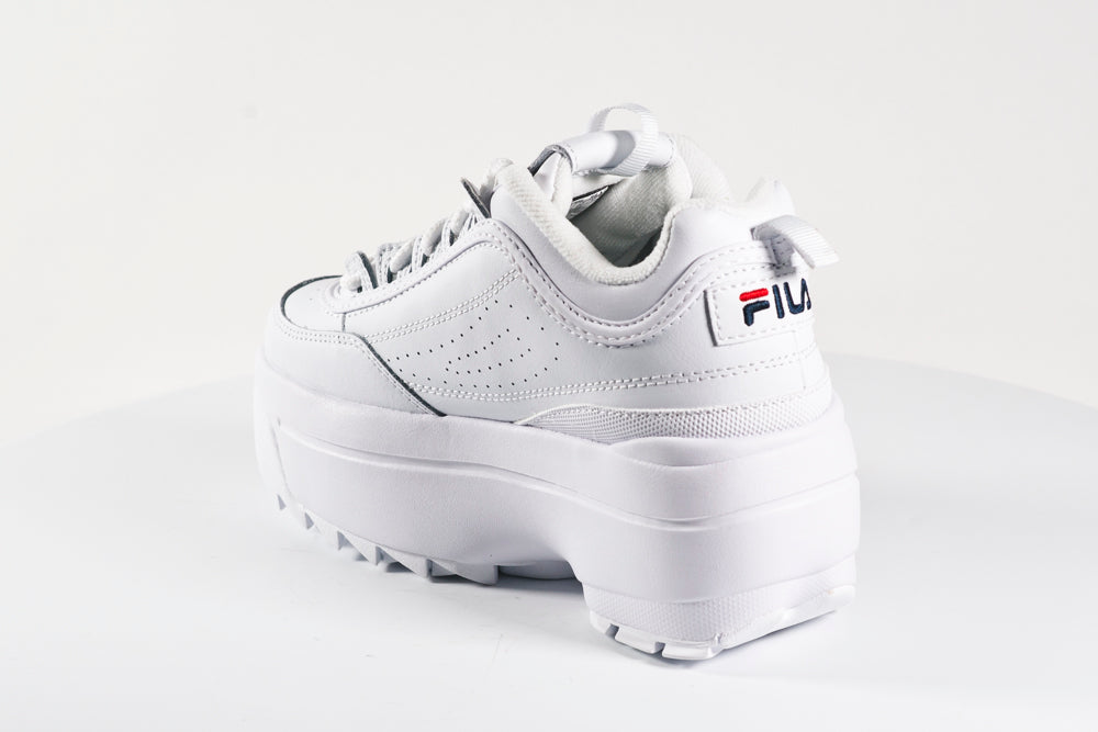 Fila Disruptor Ii Fila White Sneakers Womens Disruptor Wedge White