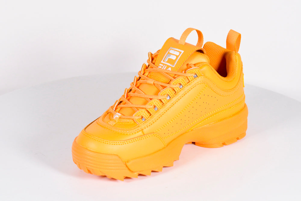 Fila Disruptor II Premium Women's Sneaker 6 B(M) US Orange-Orange-Orange 