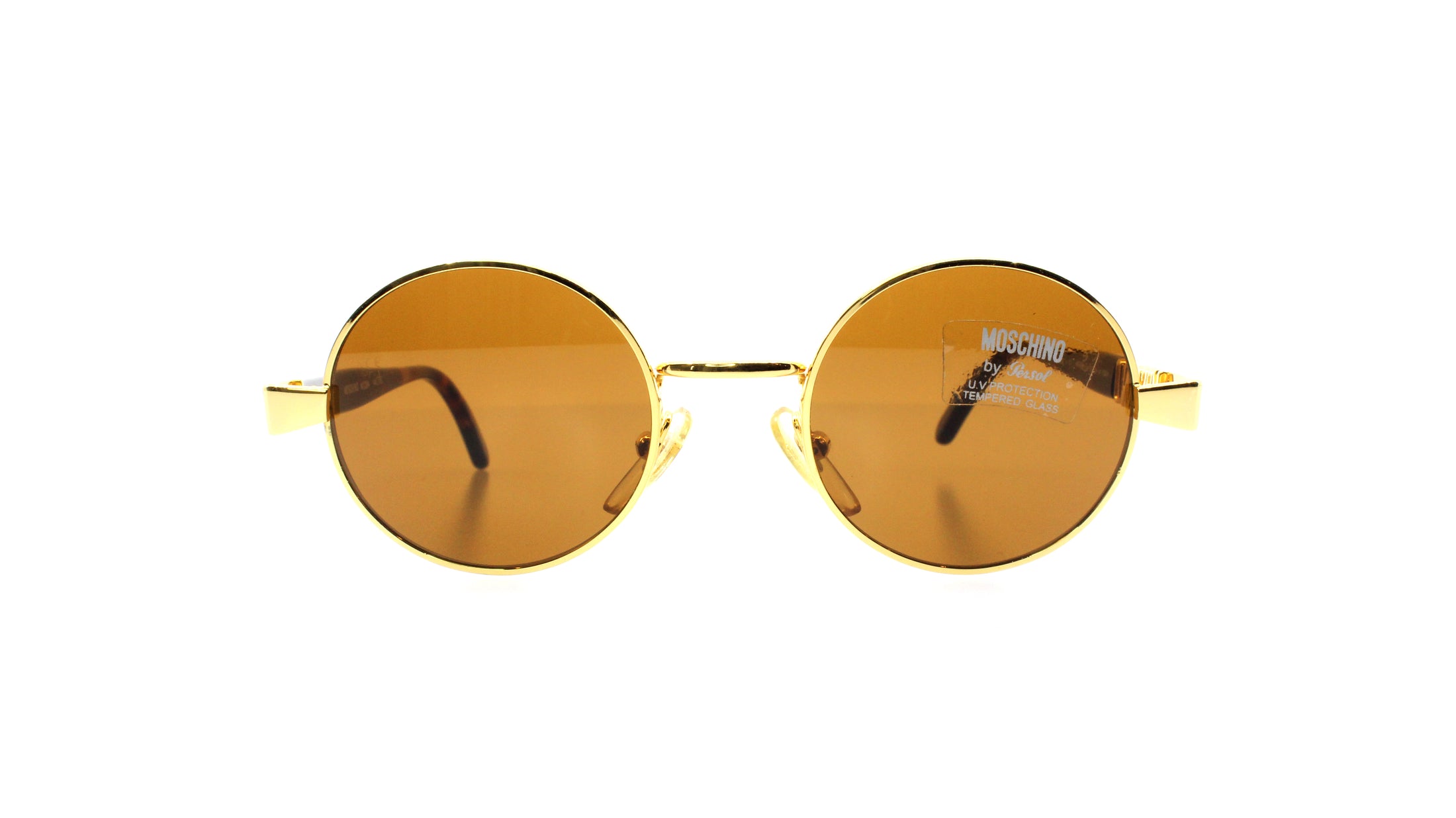 COPY - Gold Moschino sunglasses Original used only once Moschino Vintage Sunglasses, Preloved Good Condition, Brand  main image 2