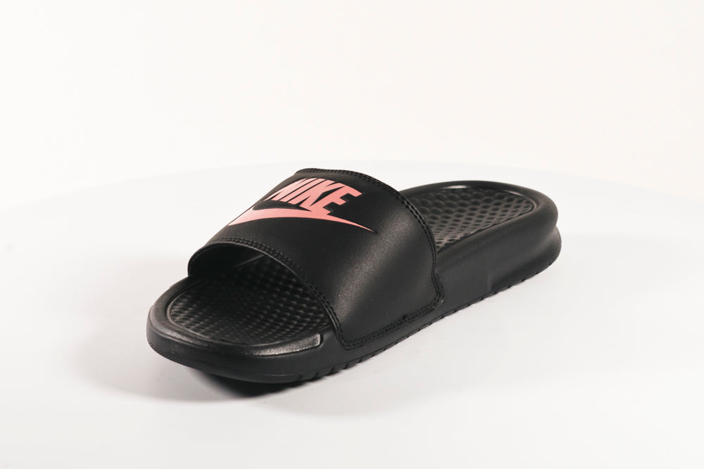 rose gold nike slippers