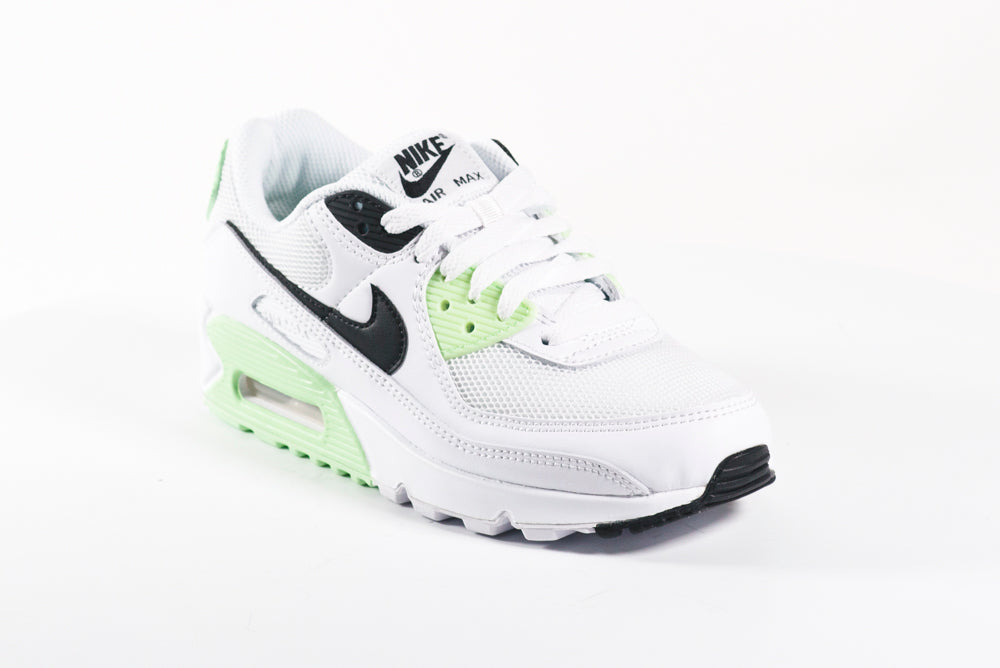 air max 90 white vapor green black