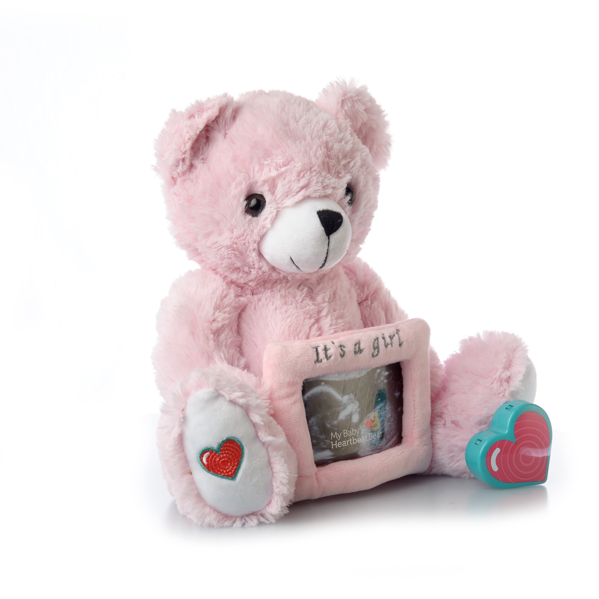 Tangerine Ultrasound Photo Album - My Baby's Heartbeat Bear