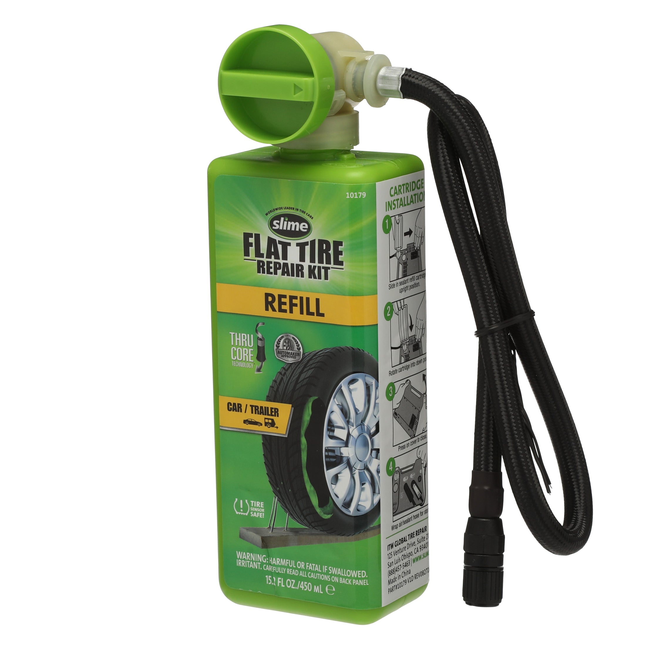 Sealant Refill Cartridge for the Flat Tire Repair Kits - Car