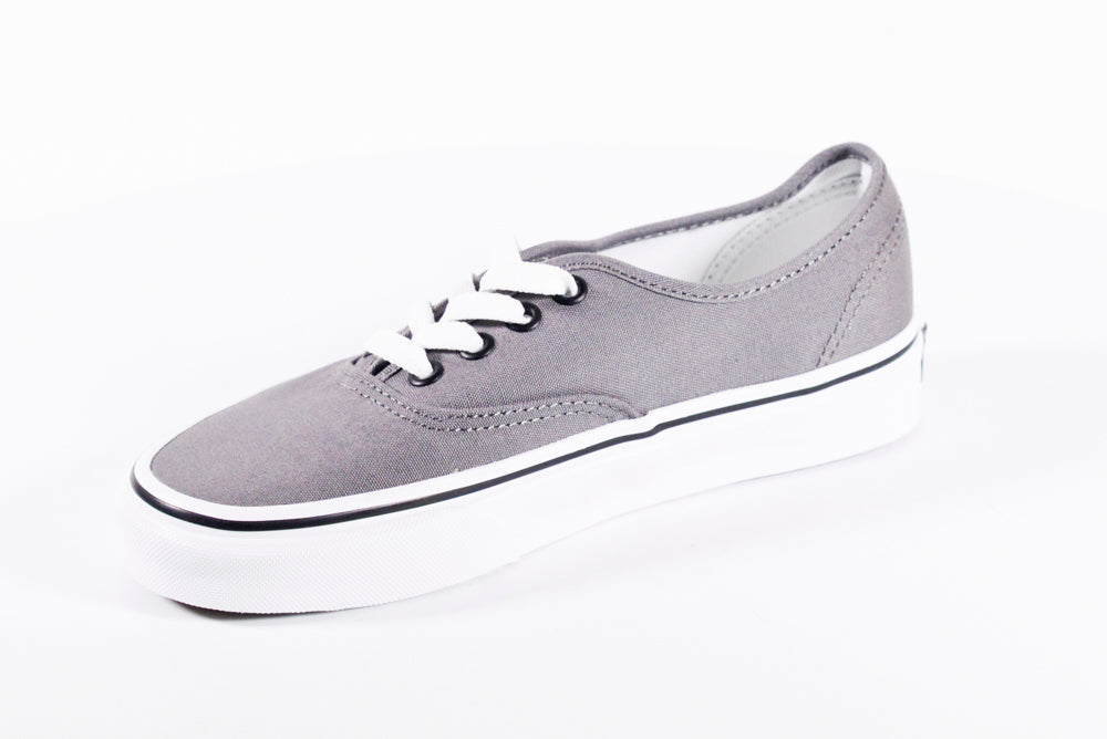 Grey lace up vans sales