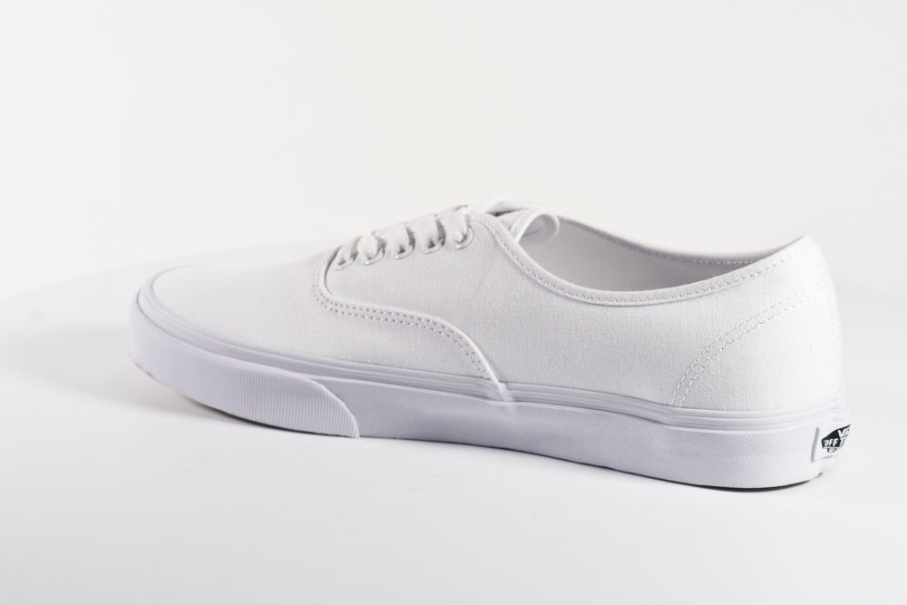 Vans shoes plain on sale white