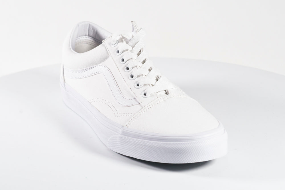 Vans canvas old skool true outlet white