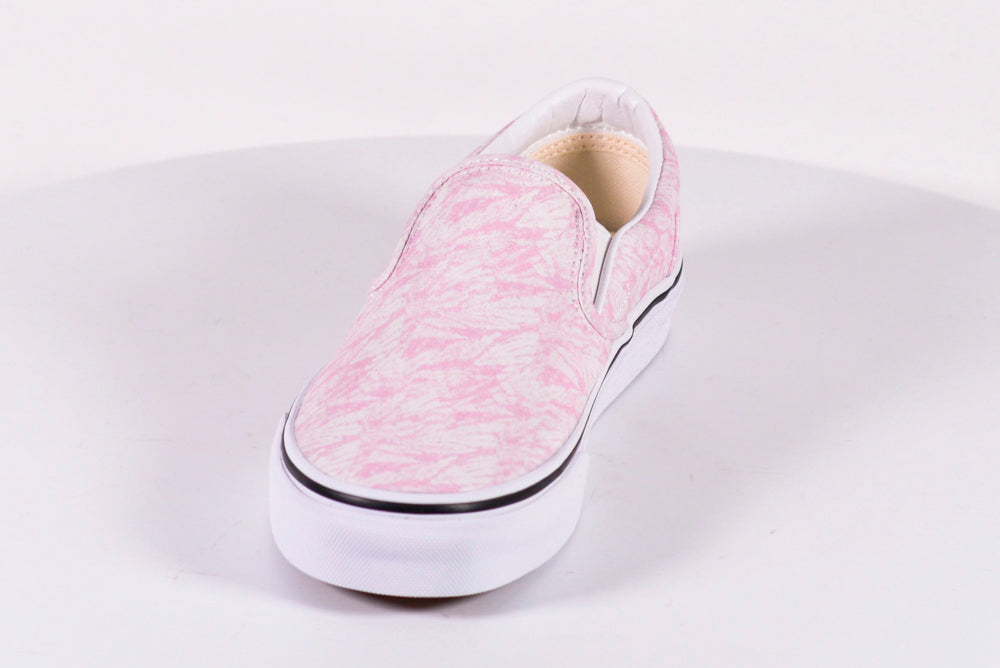 Bright pink clearance slip on vans