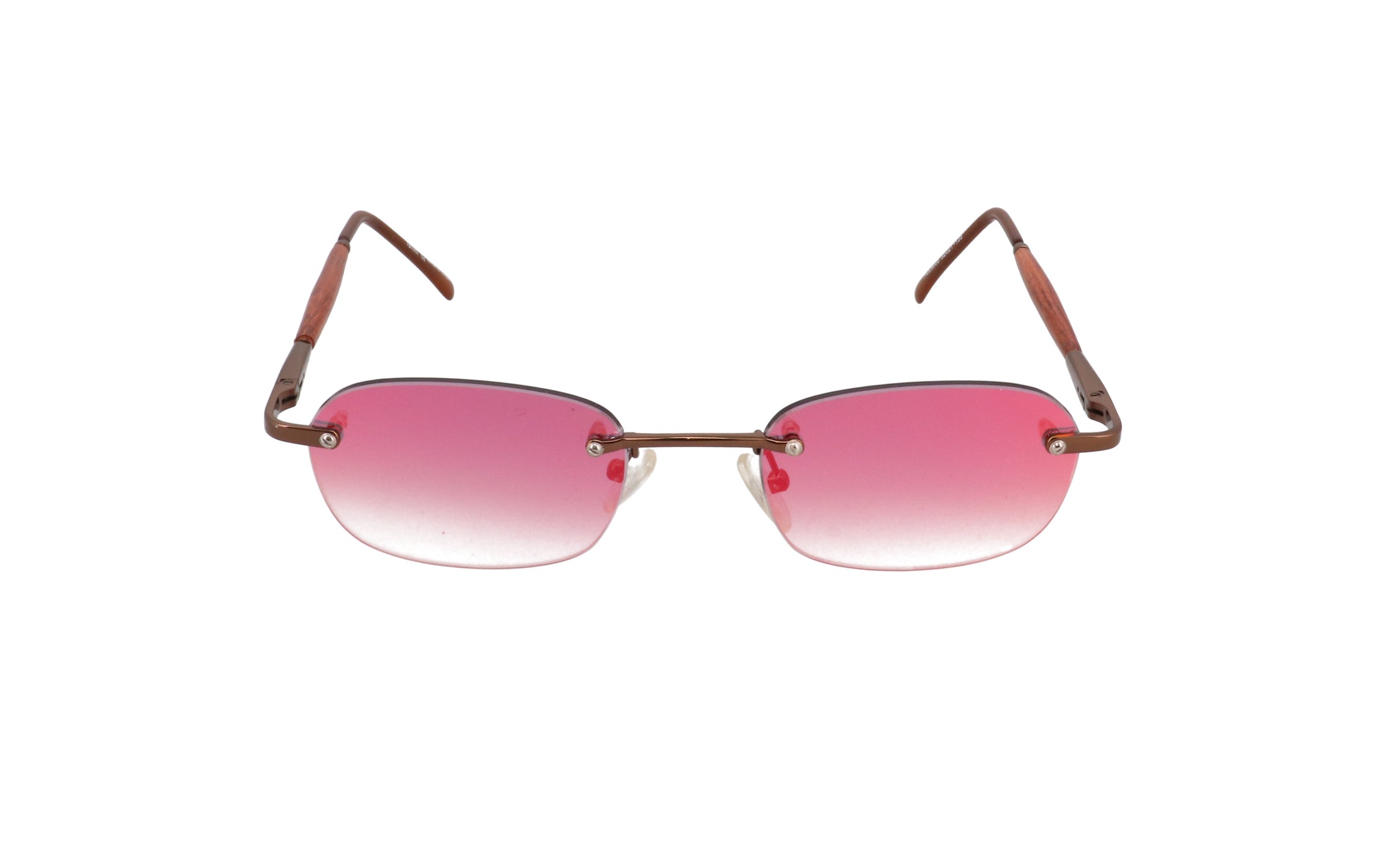 Brown Rimless CHANEL Sunglasses for Women for sale