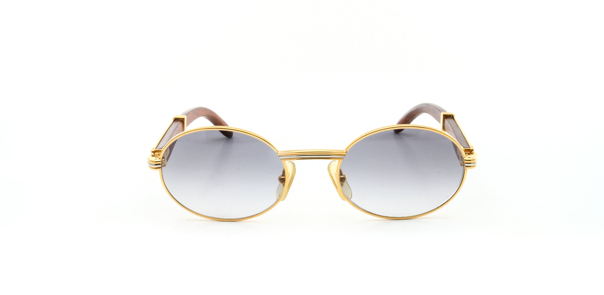 Cartier Giverny Vintage Gold Platinum Bubinga Wood Sunglasses - Etsy